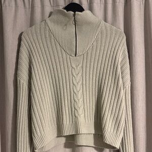 Cozy Cream Cable Knit Sweater